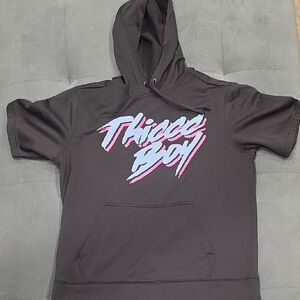 Black Graphic Hoodie